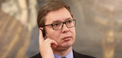 Srbský prezident Aleksandar Vučić.