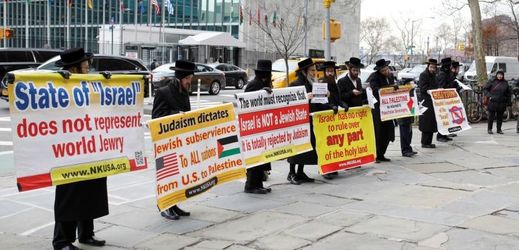 Protesty proti uznání Jeruzaléma USA jako hlavního města Izraele.