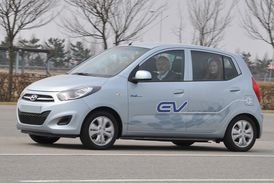 Hyundai i10 BlueOn EV, malý elektromobil pro domácí korejský trh.
