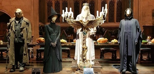 K vidění jsou nejrůznější exponáty ze světa Harryho Pottera (ilustrační fotoú.