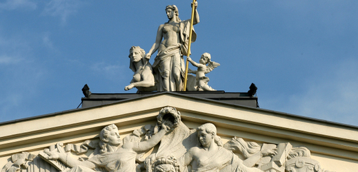 Detailní pohled na Národní divadlo moravskoslezské.