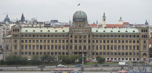 Sídlo ministerstva průmyslu a obchodu v Praze.