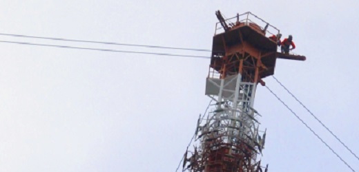 Věž vysílače Krašov.