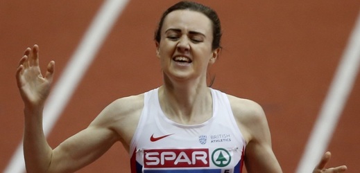 Britská atletka Laura Muirová zamířila z halového šampionátu na jatka.