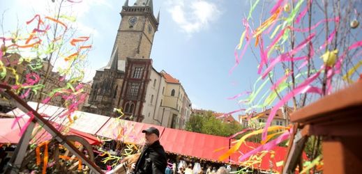 Velikonoční trhy na Staroměstském náměstí.