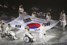 V Pchjongčchangu byly slavnostně zahájeny paralympijské hry.
