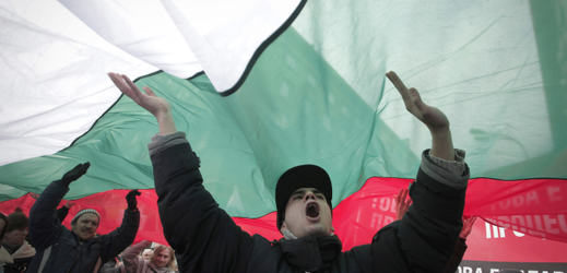 Protest v Bulharsku proti vysokým účtům za elektřinu. 