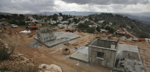 Výstavba židovské osady.