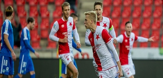 Fotbalisté Slavie vyzvou v semifinále MOL Cupu Mladou Boleslav.