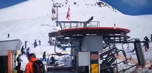 Incident v gruzínském skiareálu Gudauri.