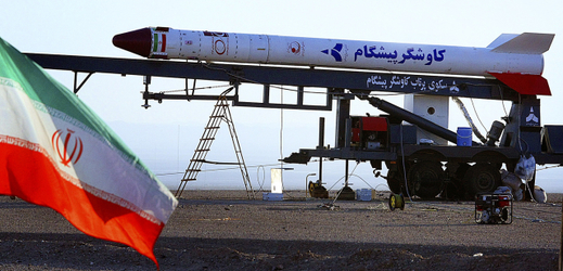 Íránská raketa. 