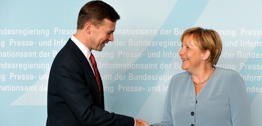 Angela Merkelová a Steffen Seibert.