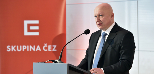 Generální ředitel ČEZ Daniel Beneš vystoupil 20. března v Praze na tiskové konferenci energetické společnosti k hospodářským výsledkům za loňský rok.