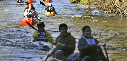 Vodáci zahájí sezonu na řece Jihlavě závodem Jarní splutí.