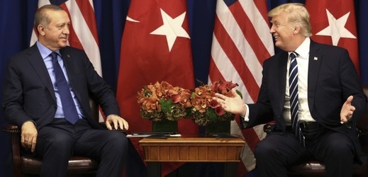 Donald Trump s Recepem Tayyipem Erdoğanem.