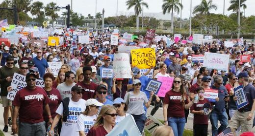 Protesty na Floridě.