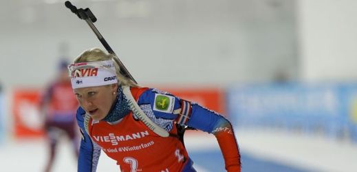 Kaisa Mäkäräinenová vyhrála Světový pohár o tři body.