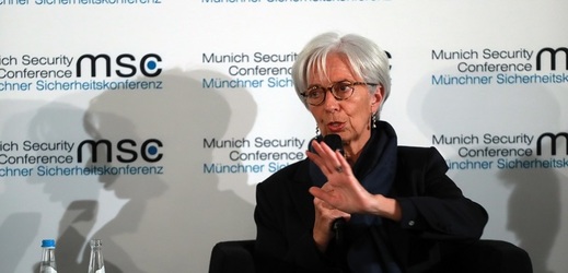 éfka Mezinárodního měnového fondu Christine Lagardeová.