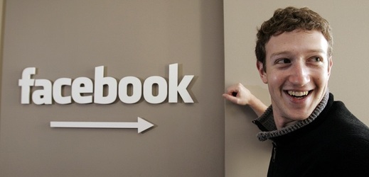 Zakladatel a šéf Facebooku Mark Zuckerberg.