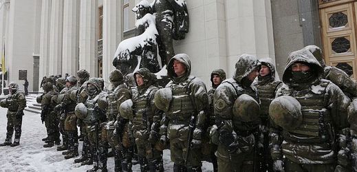 Ukrajinské jednotky (ilustrační fotky).