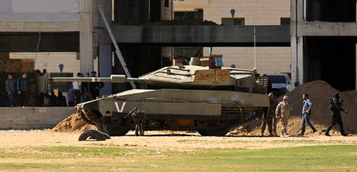 Izraelský tank.