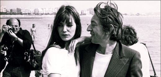 Serge Gainsbourg s manželkou Jane Birkinovou.