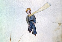 Ilustrace z knihy Malý princ Antoina de Saint-Exupéryho.
