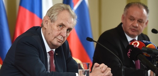 Český prezident Miloš Zeman navštívil Slovensko.