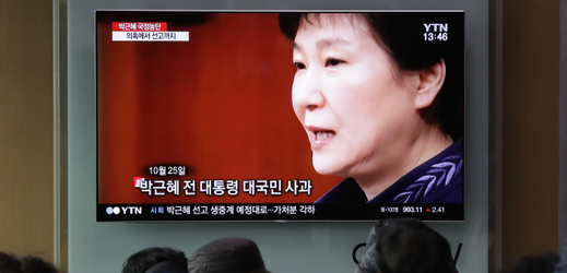 Bývalá prezidentka Pak Kun-hje.