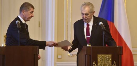 Andrej Babiš a Miloš Zeman.