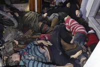 Oběti domnělých chemických útoků v Sýrii.
