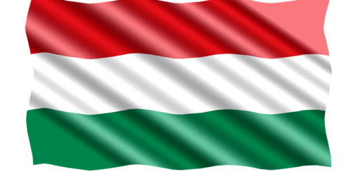 Maďarská vlajka. 