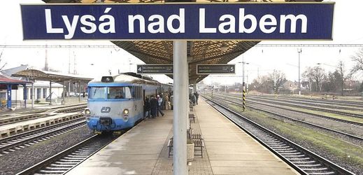 Železniční stanice v Lysé nad Labem.