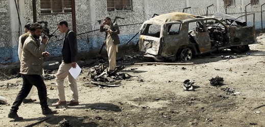Kábul po jednom z teroristických útoků.