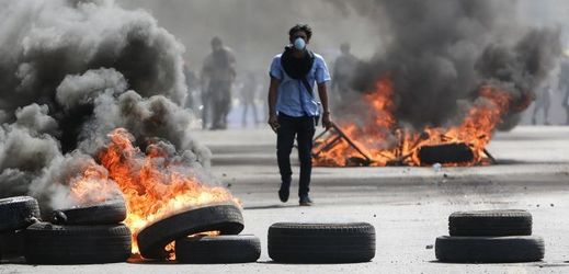 Násilné protesty v Nikaragui.