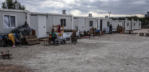 Uprchlický tábor, Řecko.