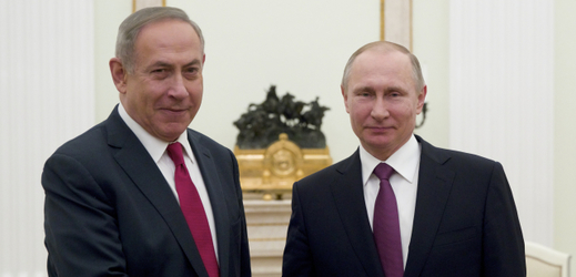 Benjamin Netanjahu (vlevo) a Vladimír Putin.