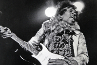 Jeden z nejvlivnějších kytaristů všech dob, Jimi Hendrix. 