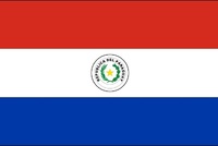 Paraguayská vlajka.