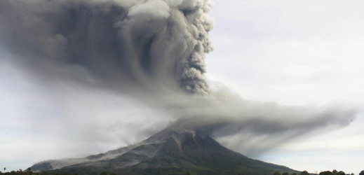 Sopka Merapi.