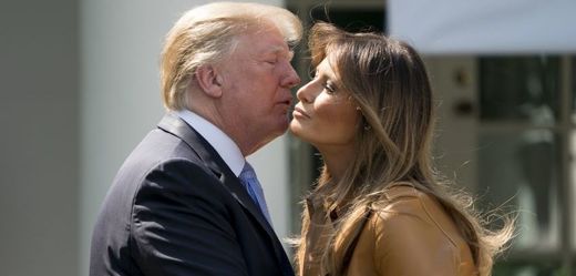Melania Trumpová s manželem.