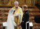 "Ano" si Harry a Meghan řekli před arcibiskupem z Canterbury.