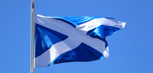 Vlajka Skotska. 