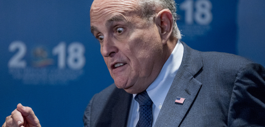 Poradce prezidenta Donalda Trumpa Rudy Giuliani. 