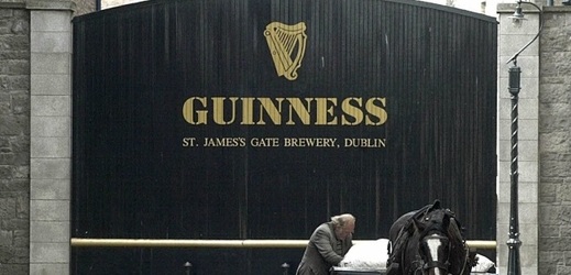 Slavný pivovar Guinness. 
