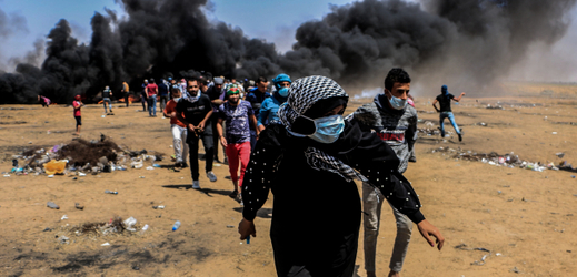Střety u Pásma Gazy. 