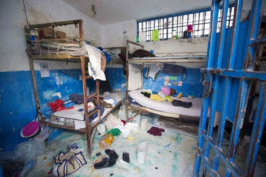 Věznice na Haiti.