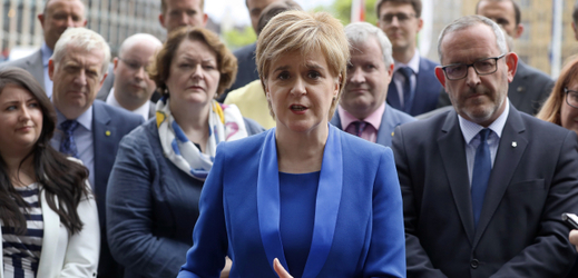 Skotská premiérka Nicola Sturgeonová.