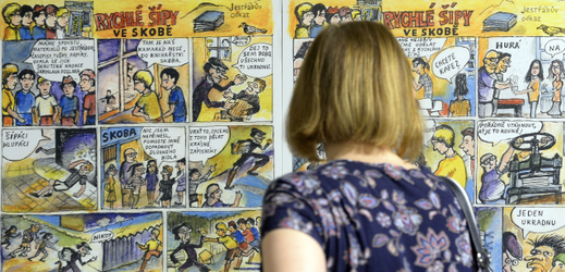 Na výstavě kromě panelů s novodobými komiksy najdou návštěvníci i několik reprodukcí originálních příběhů.