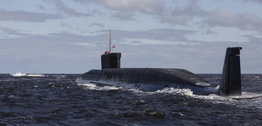Ruská jaderná ponorka. 